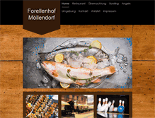 Tablet Screenshot of forellenhof-moellendorf.de